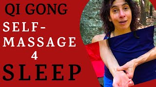 Qi Gong for Better Sleep Calm your heart self massage [upl. by Aramois824]