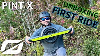 OneWheel Pint X  Unboxing and First Ride [upl. by Aihsot]