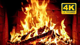 🔥 Cozy Fireplace 4K 12 HOURS Fireplace with Crackling Fire Sounds Crackling Fireplace 4K [upl. by Ahsiena]