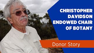 Boise State University Donor Story  Christopher Davidson Endowed Chair of Botany [upl. by Narton]