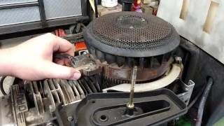 How to gap a coil on a Briggs and Stratton [upl. by Ruscher]