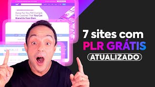 PLR GRÁTIS EM 2024 Faça mil reais agora mesmo com 7 sites de PLR Grátis [upl. by Siaht132]