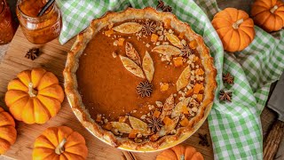 ТЫКВЕННЫЙ ПИРОГ  пай  тарт из тыквы  Homemade Pumpkin Pie [upl. by Ginnie999]