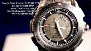 Omega Speedmaster X33 Generation 2 Titanium 329150 Full Set Caliber 1666 [upl. by Eduino]