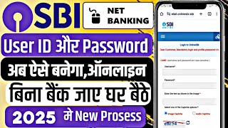 Sbi Net Banking User Id Or Password Kaise Banayesbi net banking online registration [upl. by Clemence]