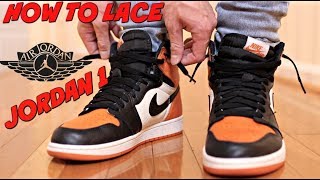 3 WAYS HOW I LACE amp STYLE MY JORDAN 1 [upl. by Alyson]