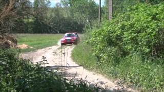 3 rotor 20B powered Peugeot 205 rally car High speed Group B 2014 [upl. by Jentoft]