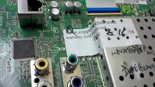 Vizio M470NV main board functionality proof Novatronix [upl. by Eselrahc242]