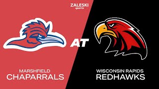 Marshfield Chaparrals at Wisconsin Rapids Redhawks  2024 Mens Baseball [upl. by Zennie181]