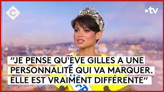 Ève Gilles sacrée Miss France 2024  Yves Jaeglé  C à Vous  18122023 [upl. by Orran]