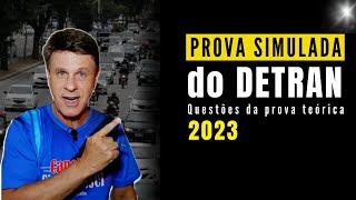 SIMULADO DETRAN QUESTÕES 2023 PERGUNTAS DA PROVA DO DETRAN O QUE MAIS CAI NA PROVA DO DETRAN [upl. by Alejo]