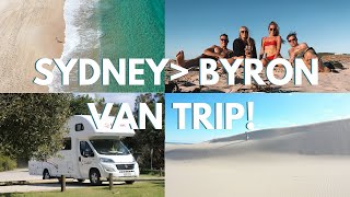 VLOG  VAN TRIP SYDNEY TO Byron Bay [upl. by Ora]