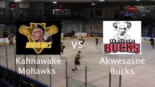 SrB Kahnawake Mohawks vs Akwesasne Bucks July 8th  2023 [upl. by Oirramed]