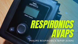 Respironics AVAPS Bipap  Quick Setup  Philips  How to change modes Settings  Home BiPAP Overview [upl. by Forster]