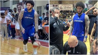 LIANGELO BALL DROPPED BUCKETS IN MEXICO DEBUT FOR THE ASTROS DE JALISCO EXCLUSIVE G3 FOOTAGE [upl. by Zeb]