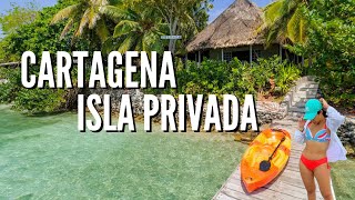 😲 Increíble CASA PRIVADA Islas del Rosario🏝️ Cartagena  Reserva ISLA AMOR [upl. by Abijah]