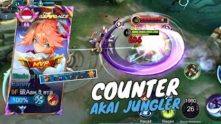 AKHIRNYA LAWAN AKAI JUNGLER LAGI DI PATCH TERBARU AUTO KITA SIKAT BROOO  FANNY GAMEPLAY 2024  MLBB [upl. by Karel]