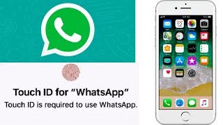 How to enable quotTouch IDquot to unlock Whatsapp  New Feature for iPhone only 2020 [upl. by Arvid659]