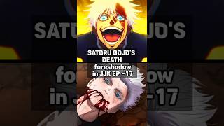 SATORU GOJOS DEATH FORESHADOW IN JJK SEASON 2 😱😵 jujutsukaisen gojo [upl. by Ainslie]