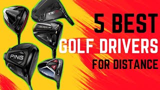 5 Best Golf Drivers for Distance 2024 Top Golf Drivers for Maximum Yardage [upl. by Acirtap]