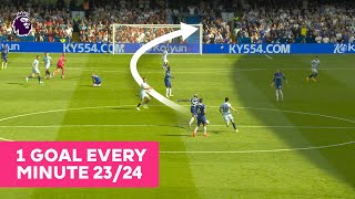 1 AMAZING Premier League Goal Scored From Every Minute 190 202324 [upl. by Anazraf]