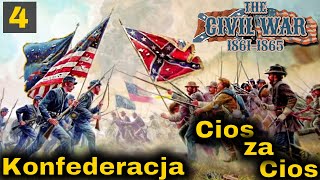 The Civil War 18611865 Grand Tactician Wojna Secesyjna Konfederacja  Cios za Cios cz4 [upl. by Eldwen217]