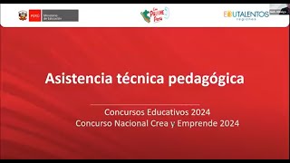 CREA Y EMPRENDE 2024  ASISTENCIA TÉCNICA PEDAGÓGICA  DÍA 03 [upl. by Wystand]