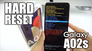 How To Reset Samsung Galaxy A02s  Hard Reset [upl. by Tnias740]