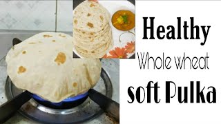 Soft whole wheat pulka  roti recipe in tamil  healthy pulka recipe in tamil [upl. by Goodrow]