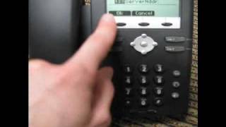 Polycom  set boot server on phone [upl. by Parthen]