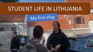 MY FIRST VLOG  VILNIUS UNIVERSITY  STUDENT LIFE IN LITHUANIA  ENGLISH [upl. by Arze]