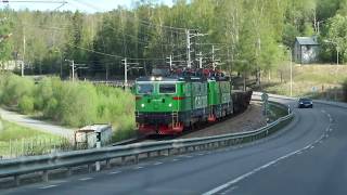 Green Cargo stålpendeln Väja 28Maj20 [upl. by Elkcim209]