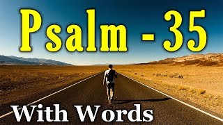 Psalm 35 Reading Seeking Comfort in Prayer With words  KJV [upl. by Nosredneh579]