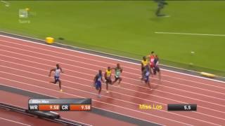 Justin Gatlin beats Usain Bolt in Final 2017 London World Championship HD [upl. by Anid]