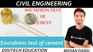 Soundness test of cement  types of soundness test  Lechatelier test  autoclave test [upl. by Ahsela]