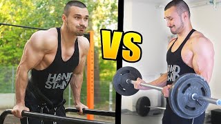 STREET WORKOUT vs SIŁOWNIA budowanie mięśni [upl. by Lisk]