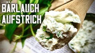 Einfache BärlauchCreme ein Hauch von Frühling  Rezept für einen Brotaufstrich mit Bärlauch [upl. by Welcy820]