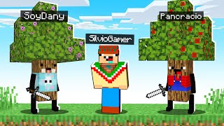 ¡PASO Minecraft PERO los ÁRBOLES me AYUDAN 😂🌳🌲 SILVIOGAMER MINECRAFT PERO [upl. by Sudaorb]