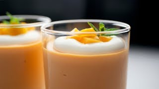 Only 3 Ingredient Mango Mousse Recipe In 15 Minutes [upl. by Anegal]