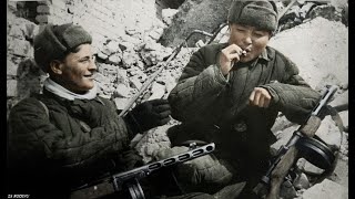 Battle of Stalingrad Color Footage 19421943  HD WW2 [upl. by Ttayh109]