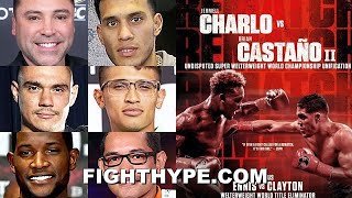 FIGHTERS PREDICT CHARLO VS CASTANO 2 DE LA HOYA BENAVIDEZ TSZYU DONAIRE FUNDORA amp MORE [upl. by Kippy]