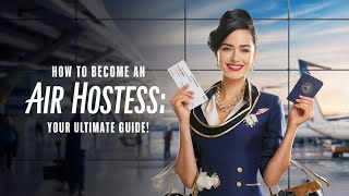 How to become an Air Hostess airhostess airlines aircraft air ideas career profession [upl. by Saire]