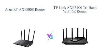 ASUS RTAX1800S vs TPLink AXE5400 🔥 WiFi 6 Routers Comparison [upl. by Cramer]