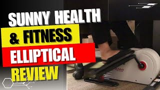 Sunny Health Fitness Elliptical Peddler Product Review [upl. by Hgieliak]