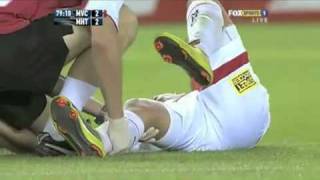 Kevin Muscat Red Card vs Melbourne Heart 22111 [upl. by Immanuel]