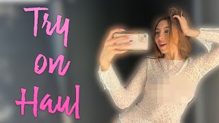 4K Exploring Transparent Clothes with Olga  Try on Haul [upl. by Dust]