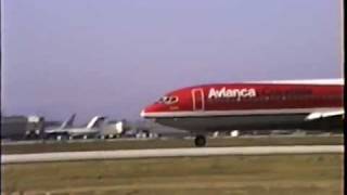 Avianca Boeing 707359B Arriving at LAX [upl. by Celeski]