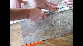 how to install congoleum duraceramic tile flooring diy flooring [upl. by Agnimod]