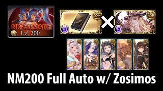 GBF Dark GW NM200 Zosimos Full Auto [upl. by Ainoloppa]