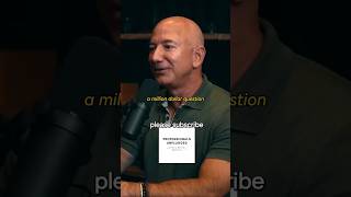 Jeff Bezos on million dollar question jeffbezos motivationalvideo podcast interview amazonceo [upl. by Kristan]